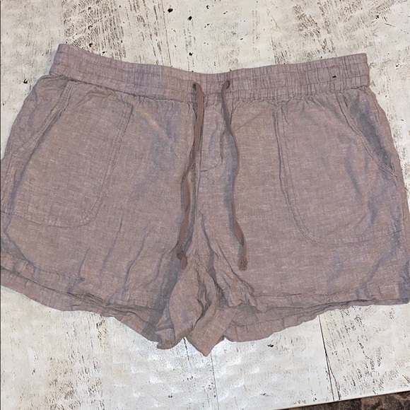 Linen blend shorts - Picture 1 of 2
